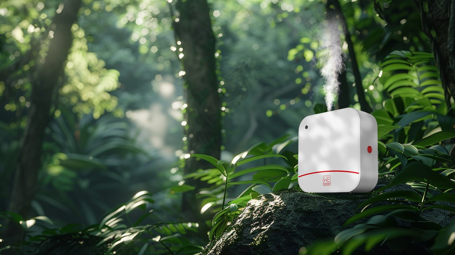 Custom Automatic Air Freshener for Bathroom | WE® Dispenser Discover natural WE® automatic air freshener with six scent diffuser fragrance, lasting up to 30 days.